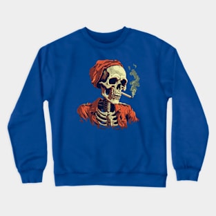 Smoking skull Crewneck Sweatshirt